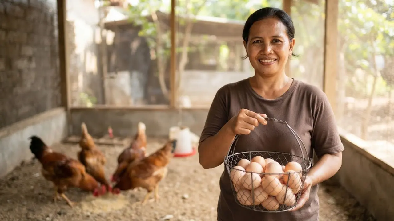 Cara menghitung keuntungan ternak ayam kampung petelur bagi peternak rumahan