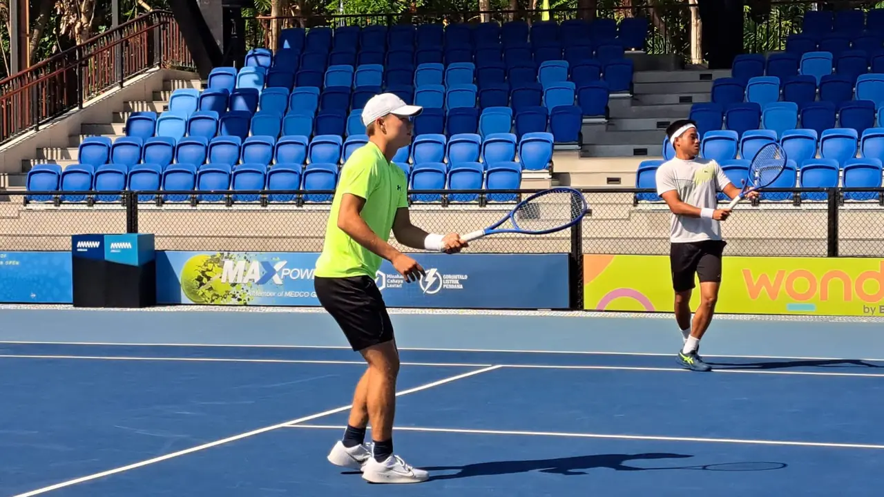 Wakil Indonesia Habis di Seri 3 Turnamen Tenis M-25 di Bali