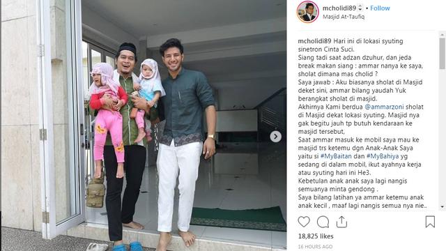 Cholidi Asadil Alam bongkar rencana Ammar Zoni menikah (https://www.instagram.com/p/BsINivNlFhs/)