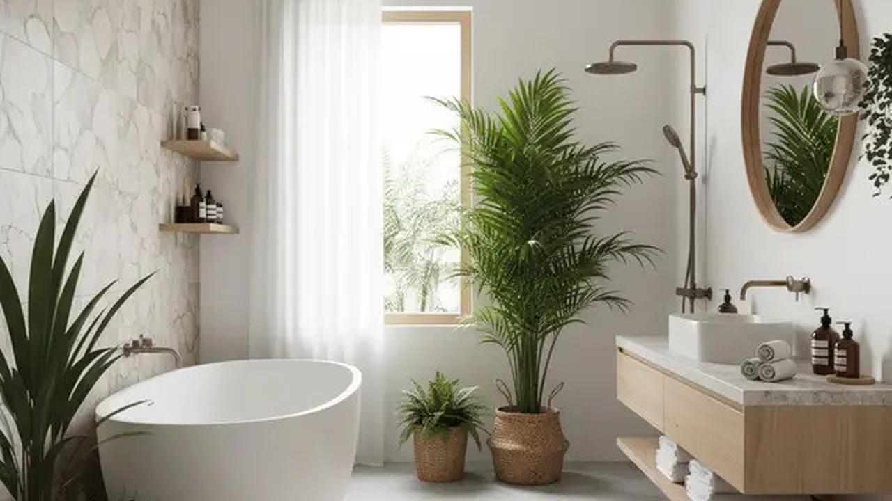 8 Inspirasi Kamar Mandi Konsep Alam 2025, Tren Desain Natural yang Bikin Rileks