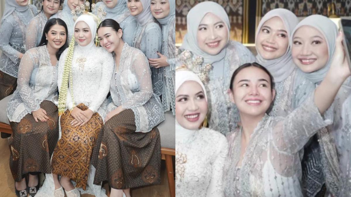 Model Kebaya Brokat Simpel Amanda Manopo saat Jadi Bridesmaid, Tampil Sederhana dengan Makeup Natural