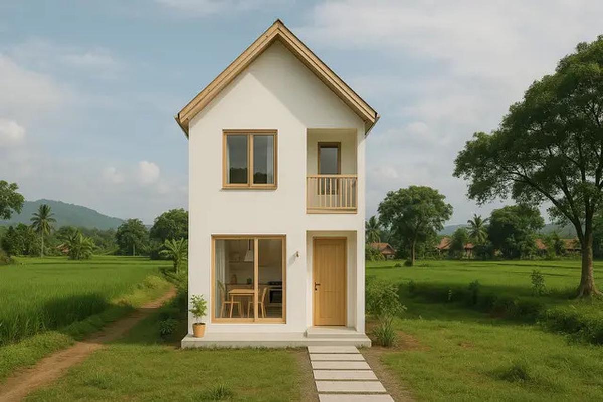 7 Model Rumah Lebar 6 Meter 2 Lantai di Desa, Nyaman dan Aman saat Dikunjungi Cucu dari Kota