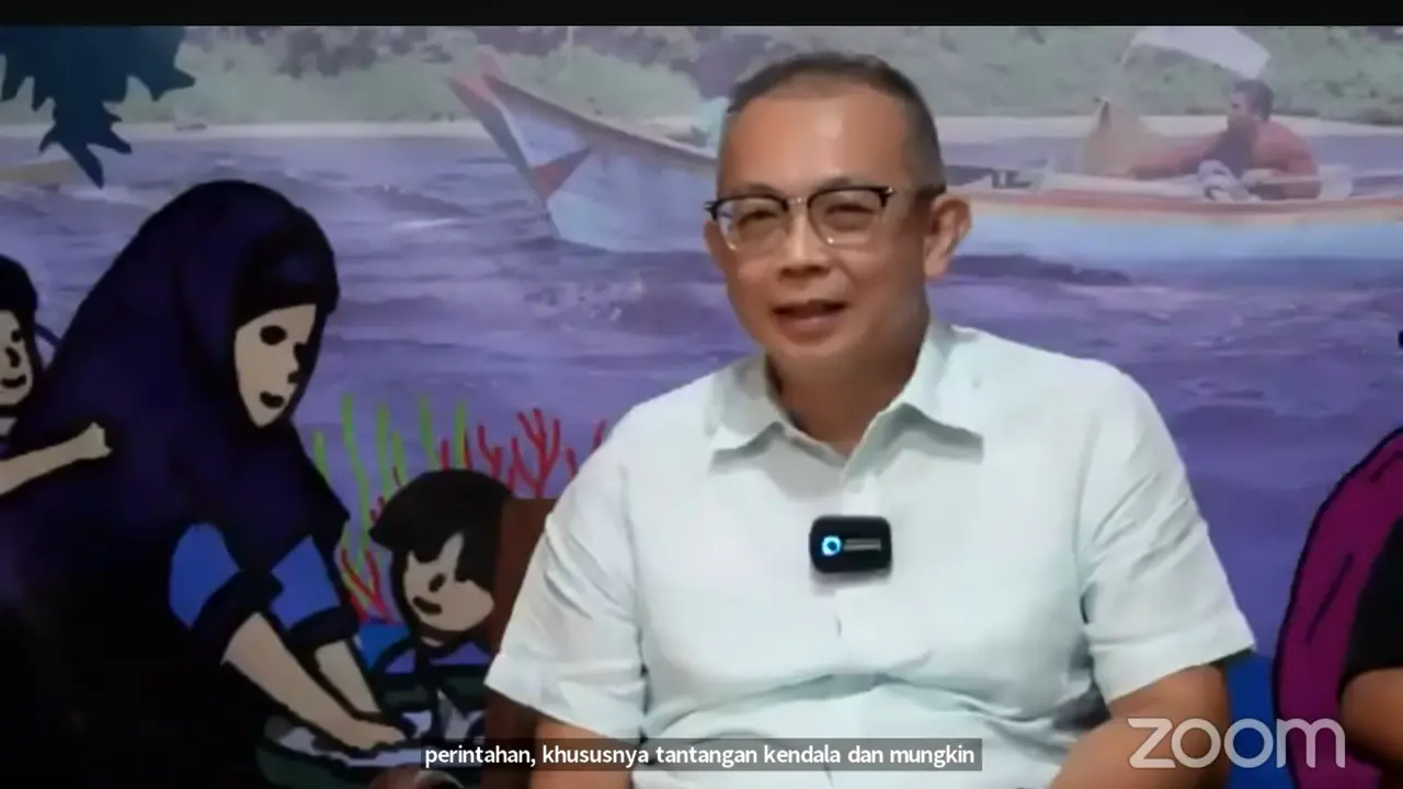 Ketua Bidang Perikanan dan Peternakan Asosiasi Pengusaha Indonesia (APINDO) Hendra Sugandhi. (Foto: tangkapan layar/Tira Santia)
