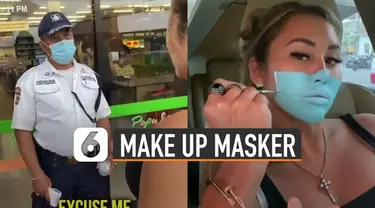 Aksi kurang terpuji ditunjukkan oleh dua orang bule ini ketika menggunakan make up mirip masker dan mengelabui satpam. Beruntung kedua bule itu berhasil ditangkap.