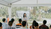 Direktur Utama InJourney Hospitality, Christine Hutabarat dalam peresmian pembangunan Ethnobotanical Garden di Kawasan Ekonomi Khusus (KEK) Kesehatan Sanur