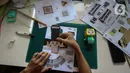 Beragam rancang bangun model kertas atau papercraft dikerjakan di rumah produksi Ichinogami. (Liputan6.com/Angga Yuniar)