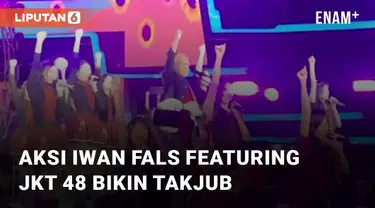 Musisi kawakan Iwan Fals bernyanyi dan berjoget bersama JKT48 menarik perhatian