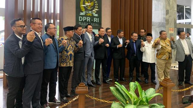 Delapan fraksi parlemen di DPR kembali menyampaikan sikap menolak pemilu proporsional tertutup, Selasa (30/5/2023).