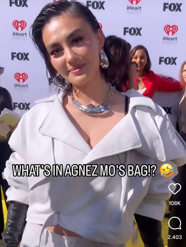 Potret Agnez Monica (Sumber: Instagram/iheartradio)