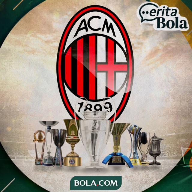 Cerita Bola - Koleksi Trofi Juara AC Milan