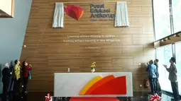 Pimpinan KPK resmi membuka Pusat Edukasi Antikorupsi atau Anti-Corruption Learning Center (ACLC) di kantor KPK, Jakarta, Senin (26/11). Gedung ini, bisa menjadi tempat pelatihan penyelidikan dan penyidikan para penegak hukum. (merdeka.com/Dwi Narwoko)