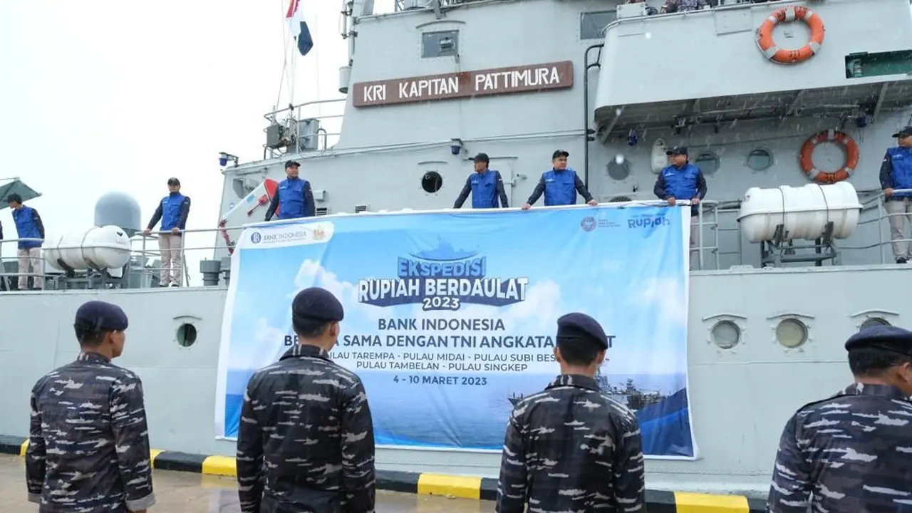 Bank Indonesia Kantor Perwakilan wilayah  Kepulauan Riau kembali  melepas Tim Ekspedisi Rupiah Berdaulat ke pulau terluar. (Dok BI)
