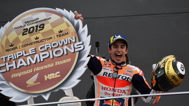 Pembalap Repsol Honda, Marc Marquez.