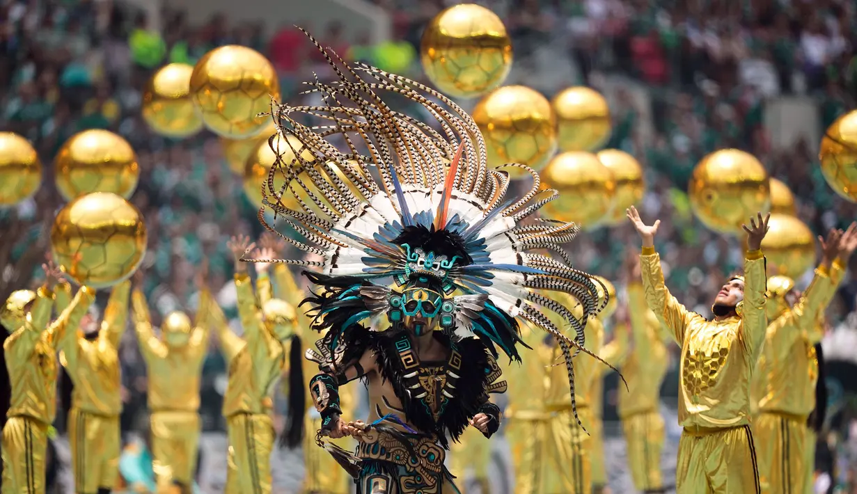 Seperti diketahui, Piala Dunia 2026 memiliki tiga negara tuan rumah dengan jumlah peserta yang kini bertambah menjadi 48 tim. (AP Photo/Natacha Pisarenko)