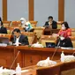 Kepala Perpunas Syarif Bando saat rapat dengar pendapat (RDP) antara Perpusnas dan Komisi X DPR RI, Kamis (7/4/2022). (Liputan6.com/ Ist)