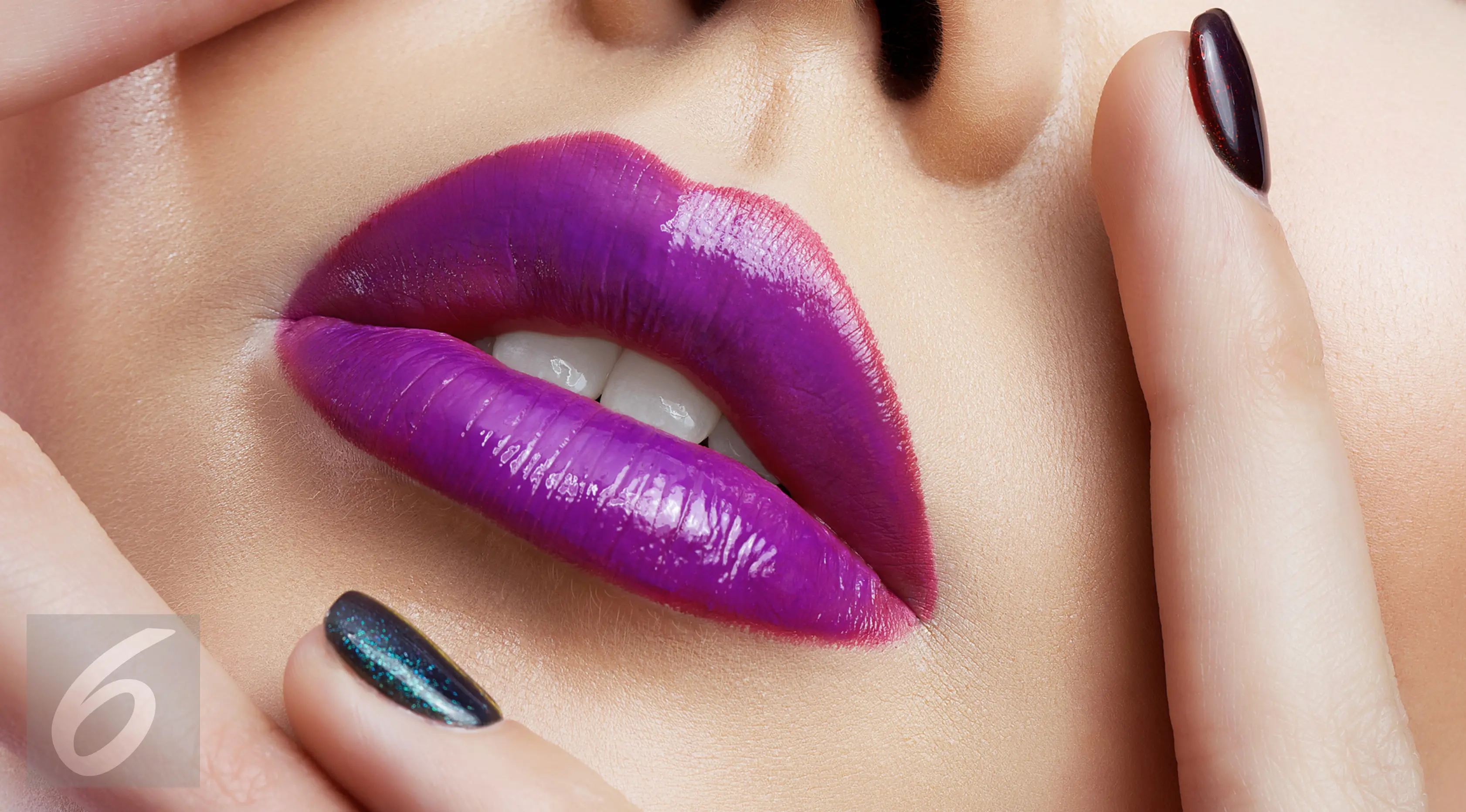 Ilustrasi Foto Bibir Wanita (iStockphoto)