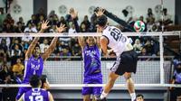 LavAni Navy menutup final four Livoli Divisi Utama 2025 dengan kemenangan. Sang juara bertahan menggulung TNI AU Electric dengan skor 3-1 (27-25, 25-19, 25-23, 25-22) di GOR Ki Mageti, Magetan, Kamis (16/10) malam.&nbsp;(foto: PBVSI)
