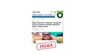 Cek Fakta: Hoaks Artikel Raja Salman Sebut Indonesia Sebagai Negara Termunafik Nomor Satu