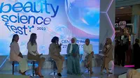 Zona Experience untuk Edukasi dan Cek Kesehatan Kulit di Beauty Science Fest 2023.&nbsp; (Liputan6.com/Henry)