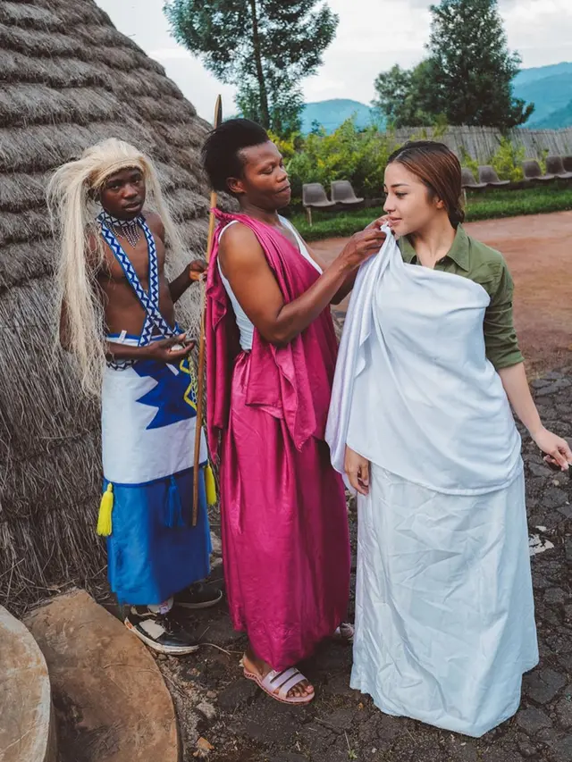 Potret Nikita Willy Belajar Budaya Nyungwe (sumber: instagram/nikitawillyofficial94)