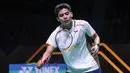 Aksi Moh. Zaki Ubaidillah pada partai final Thailand Masters 2026 yang berlangsung di Stadion Nimibutr, Bangkok, Thailand, Minggu (1/2/2026) sore WIB. (Dok. PBSI)