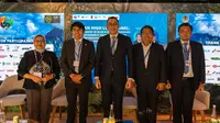 Diskusi bertema “Ocean High Level Panel: Embodiment of Blue Economy Through a Sustainable Use of Coastal and Marine Resources to Save the Ocean Environment” di Paviliun Indonesia - COP 28. (Foto: Istimewa)