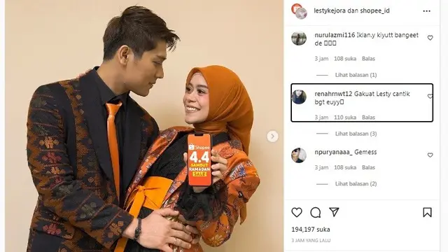 Akhirnya Terungkap, Ternyata Ini Alasan Lesti Tulis Caption Galau di Instagram