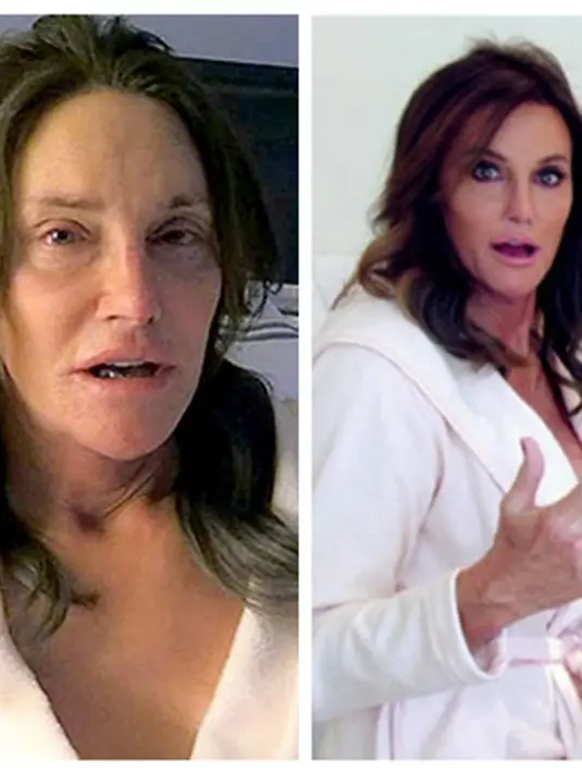 Caitlyn Jenner, 66 tahun, tanpa make up pun ayah dari Kendall dan Kylie Jenner ini tetap cantik. (via lifeandstylemag.com)