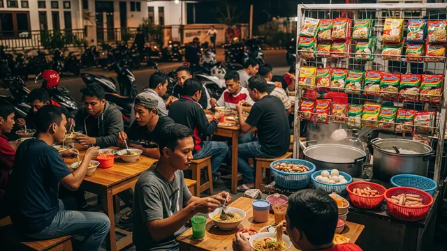 Usaha Warmindo atau Mie Instan