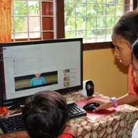 Program Digital Village & Library untuk membantu anak-anak belajar daring/dok. SOS Children’s Villages