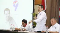 Ketua Umum Partai Perindo Hary Tanoesoedibjo saat memberikan pembekalan kepada kader. (Istimewa)
