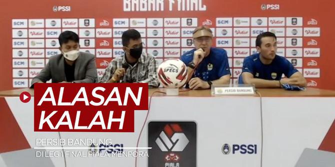 VIDEO: Alasan Persib Bandung Kalah dari Persija Jakarta pada Leg 1 Final Piala Menpora 2021