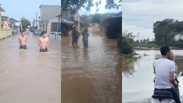 Sejumlah kecamatan di Kota Bandar Lampung, terendam banjir.