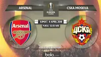 Liga Europa_Arsenal vs CSKA Moskva (Bola.com/Adreanus TItus)
