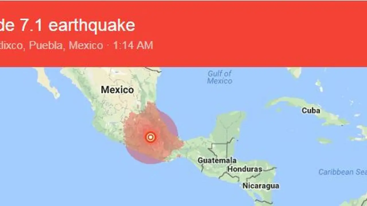 [Bintang] Belum Sebulan, Meksiko Kembali Diguncang Gempa, Kali Ini 7,1 SR