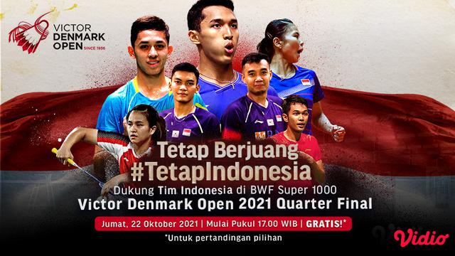 Hasil perempat final denmark open 2021