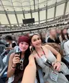 Sebagai army sejati, Ayu Ting-Ting dan Bilqis tak melewatkan konser world tour pertama BTS di Busan [@ayutingting92]