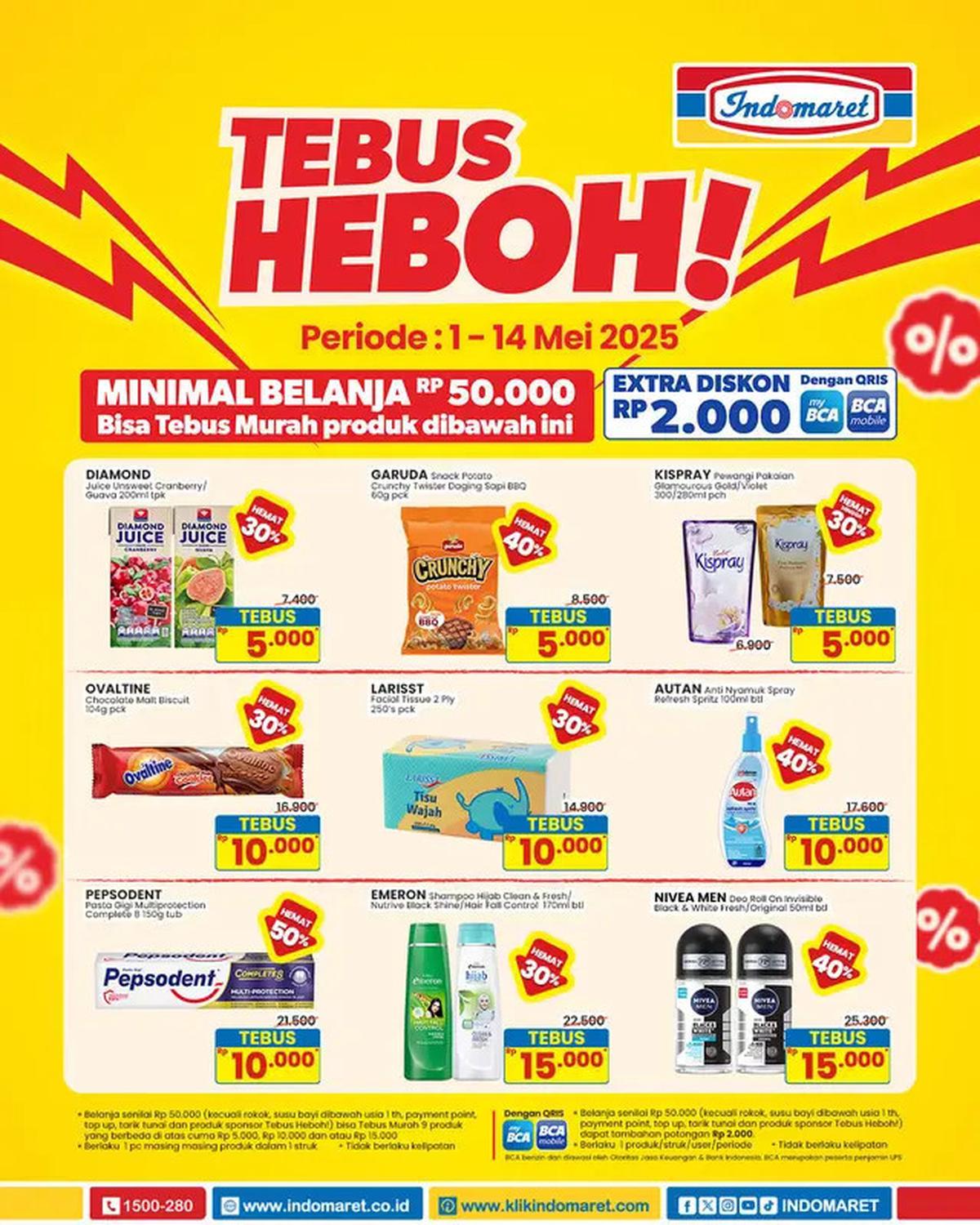 Promo Indomaret Hari Ini, Diskon Minyak Goreng, Susu, hingga Snack Favorit