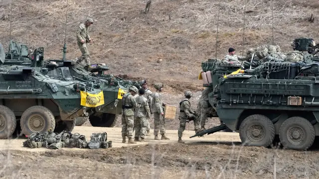 Tentara Amerika Serikat Gelar Latihan Militer Dekat Perbatasan Korea Utara