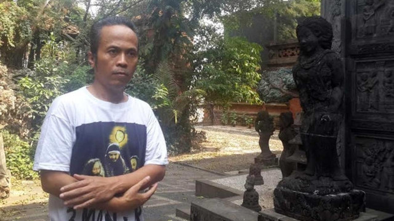 Penampilan Ki Joko Bodo dengan gaya rambut barunya
