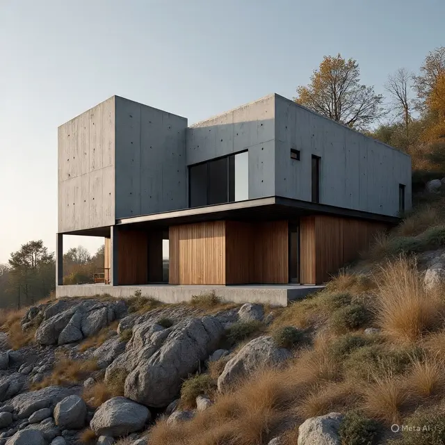 Desain Rumah Villa Sederhana