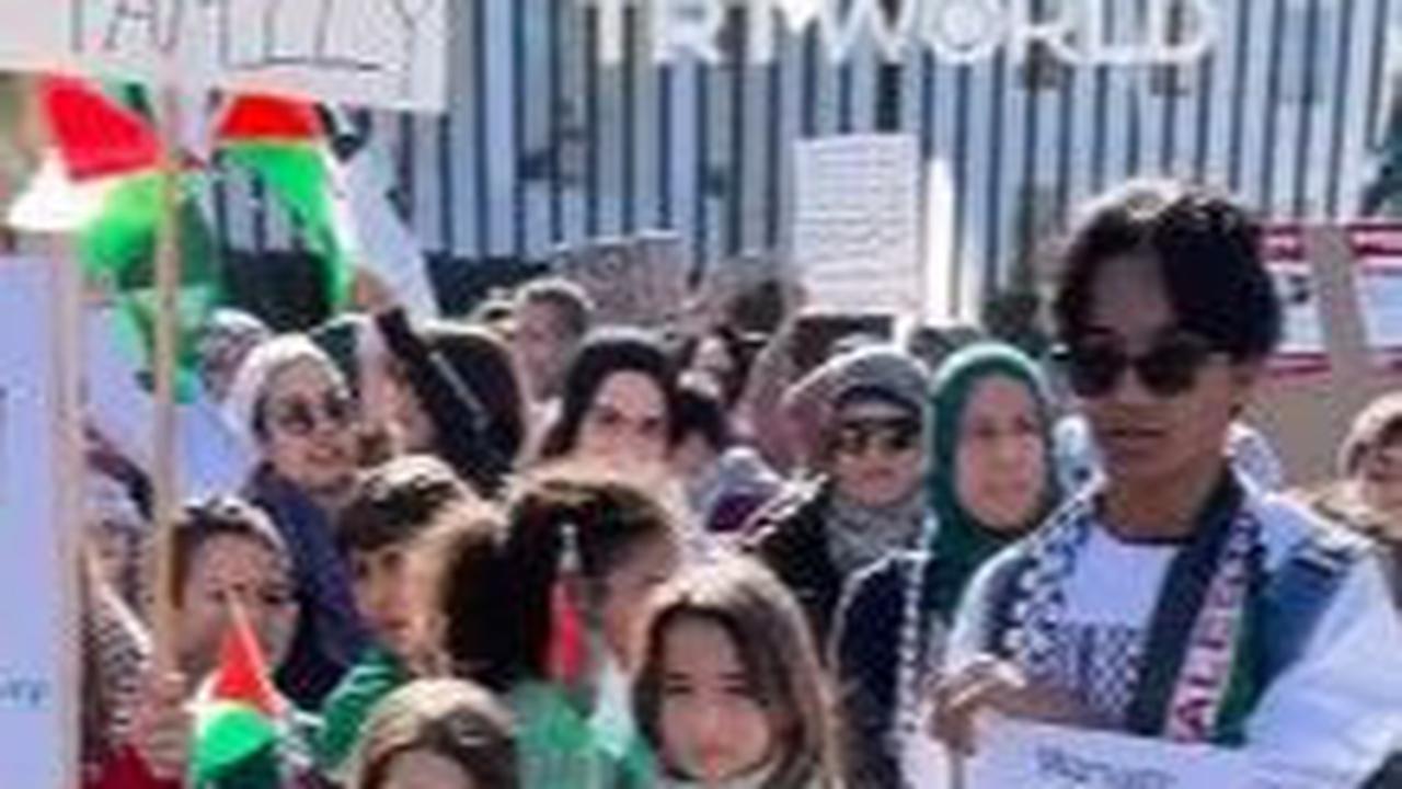 Video Anak-Anak Amerika Demo Bela Palestina di Depan Gedung Putih, Desak Israel Berhenti Bunuh Anak-Anak Gaza