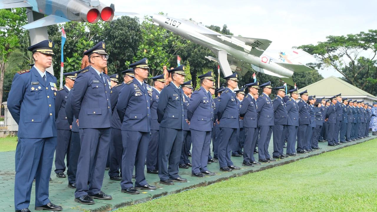 FOTO: Upacara HUT Ke 80 TNI AU Digelar di Makoopsudnas