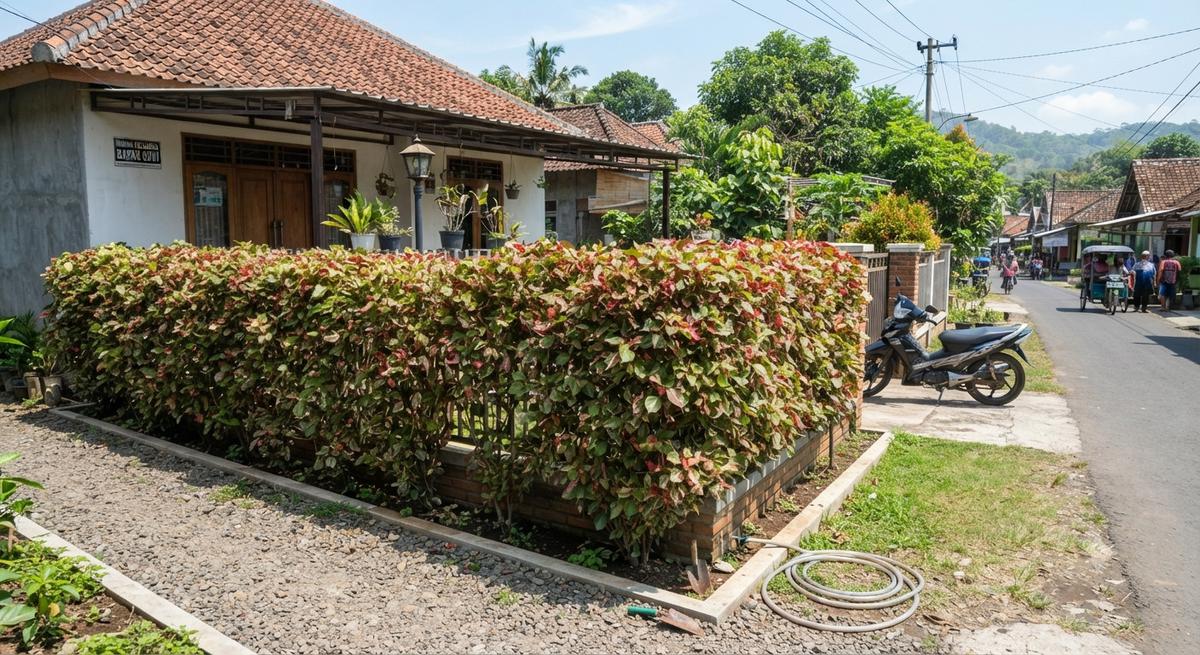 Tanaman Pagar yang Tidak Mudah Rontok dan Cocok Buat Musim Kemarau Jenis Acalypha