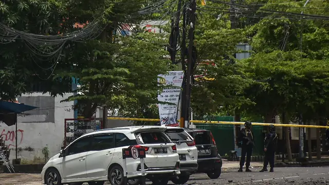 Suasana Mencekam Gereja Katedral Makassar Usai Ledakan Bom