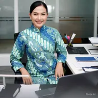 Batik Tunik untuk ke Kantor