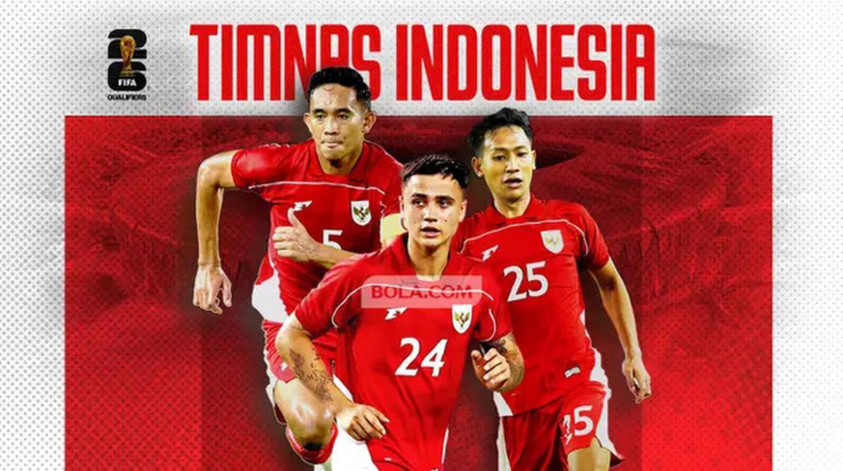 6 Pemain Dicoret Termasuk Calvin Verdonk, Berikut Ini 23 Pemain Timnas Indonesia untuk Hadapi Arab Saudi
