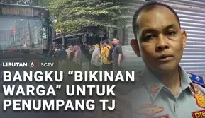 Bangku "Bikinan Warga" untuk Penumpang TJ