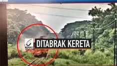 Sebuah kereta di Thailand menabrak sebuah mobil yang tiba-tiba muncul dan ingin menyeberangi rel. Mobil terseret 200 meter dan sopirnya tewas seketika.