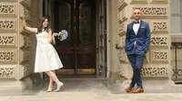 Samantha Jackson dan Farzin Yousefian batalkan pernikahan besar mereka untuk bantu pengungsi Suriah di Kanada (sumber. Good Morning America)